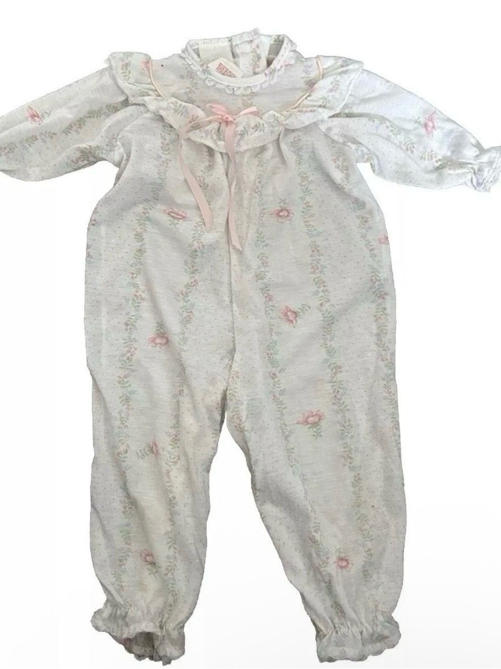 Vintage Shirev Baby Girl One Piece Size 18 Months